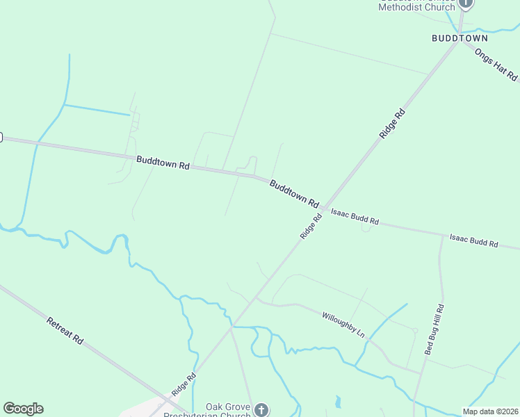 map of restaurants, bars, coffee shops, grocery stores, and more near 214 Buddtown Road in Southampton Township