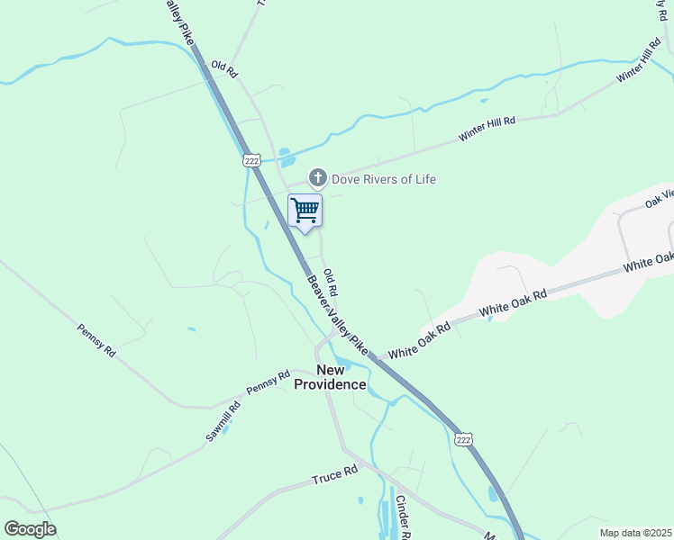 map of restaurants, bars, coffee shops, grocery stores, and more near 917A Old Road in Strasburg