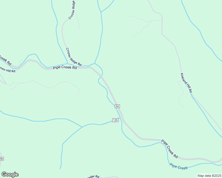 map of restaurants, bars, coffee shops, grocery stores, and more near 52585 Pipe Creek Road in Jacobsburg