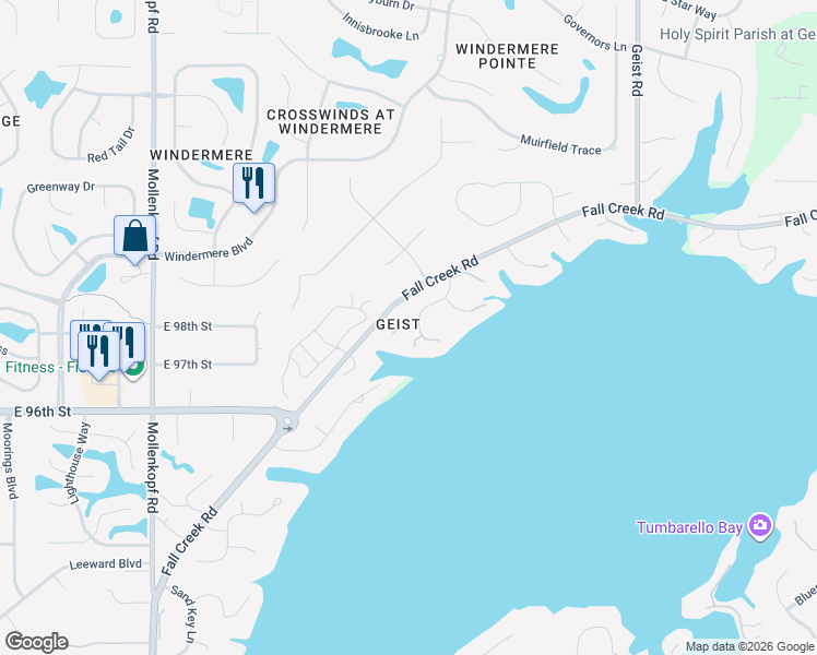 map of restaurants, bars, coffee shops, grocery stores, and more near in Hamilton County