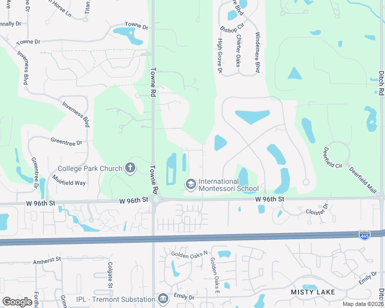 map of restaurants, bars, coffee shops, grocery stores, and more near 2260 Fallwood Way in Carmel