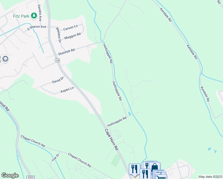 map of restaurants, bars, coffee shops, grocery stores, and more near 190 Holtzapple Road in Red Lion