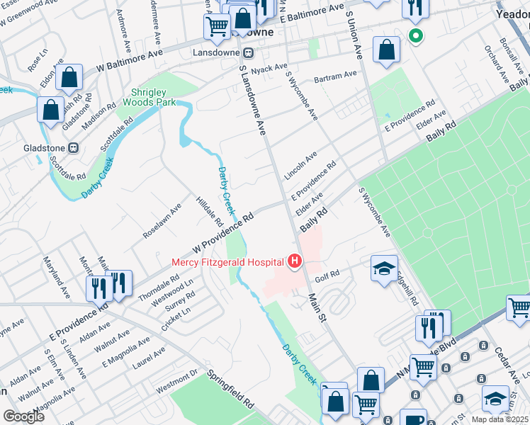 6 West Providence Road, Yeadon PA Walk Score