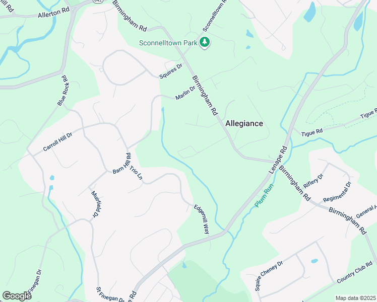 map of restaurants, bars, coffee shops, grocery stores, and more near 414 Birmingham Road in West Chester