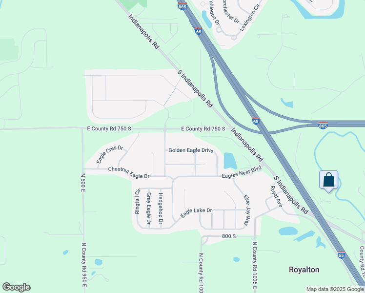 map of restaurants, bars, coffee shops, grocery stores, and more near 6112 Golden Eagle Drive in Zionsville