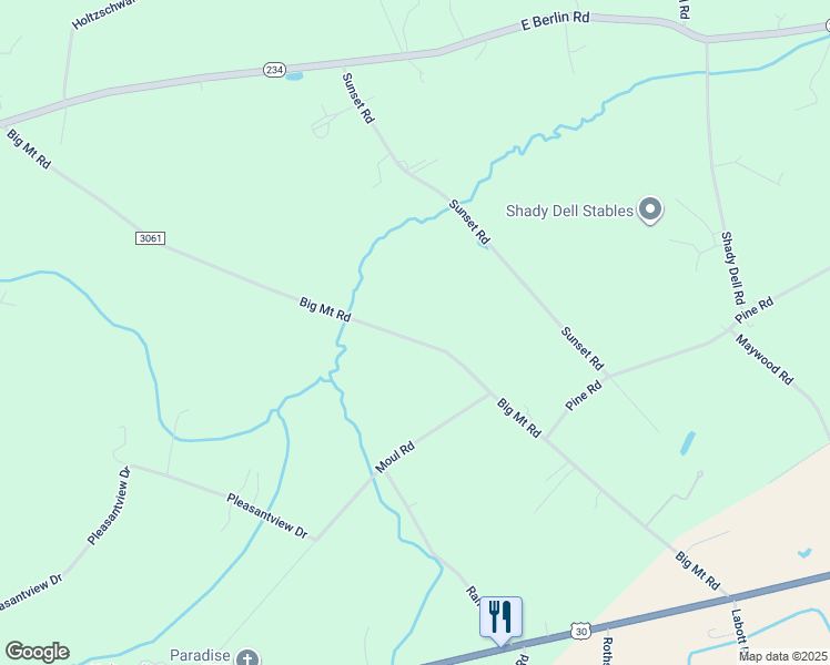 map of restaurants, bars, coffee shops, grocery stores, and more near 446 Big Mount Road in Thomasville
