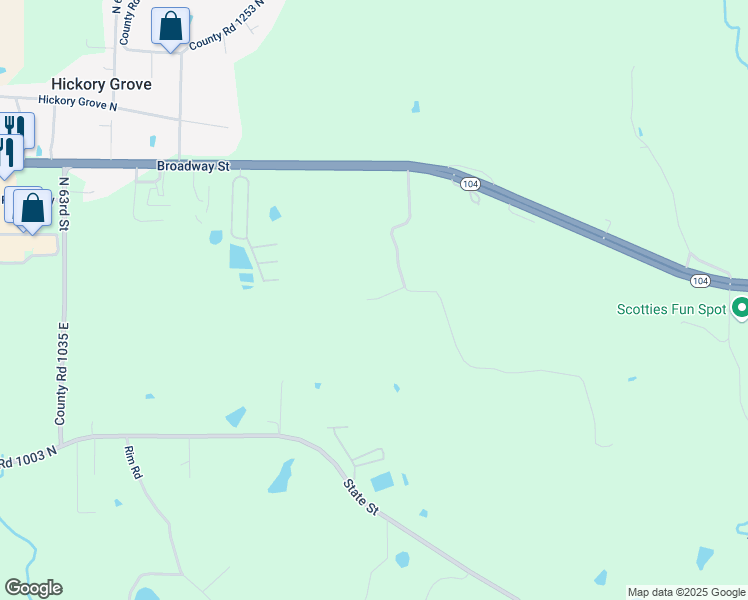 map of restaurants, bars, coffee shops, grocery stores, and more near 101 North Meyer Road in Quincy