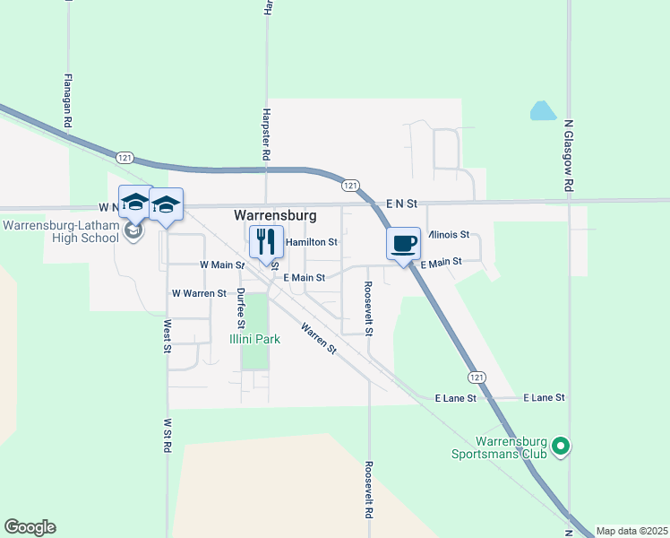 288 East Main Street, Warrensburg IL Walk Score