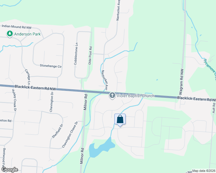 map of restaurants, bars, coffee shops, grocery stores, and more near 13576 Nantucket Avenue in Pickerington