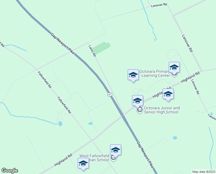 map of restaurants, bars, coffee shops, grocery stores, and more near 334 Lantz Road in Atglen