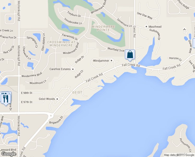 map of restaurants, bars, coffee shops, grocery stores, and more near 9749 Decatur Drive in Indianapolis