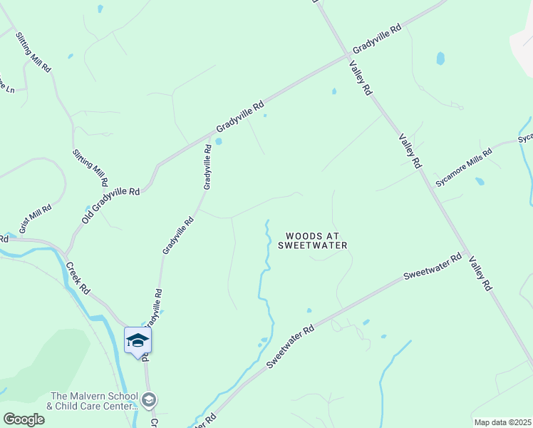 map of restaurants, bars, coffee shops, grocery stores, and more near 22 Cottage Lane in Glen Mills