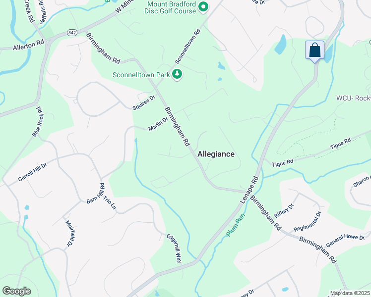 map of restaurants, bars, coffee shops, grocery stores, and more near 1001 Bala Farms in West Chester