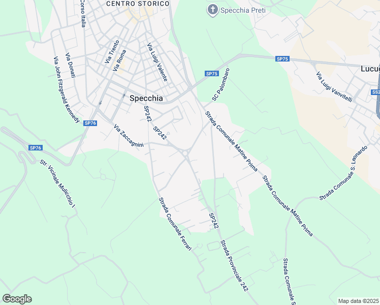 map of restaurants, bars, coffee shops, grocery stores, and more near 50 Via Carlo Donat Cattin in Specchia