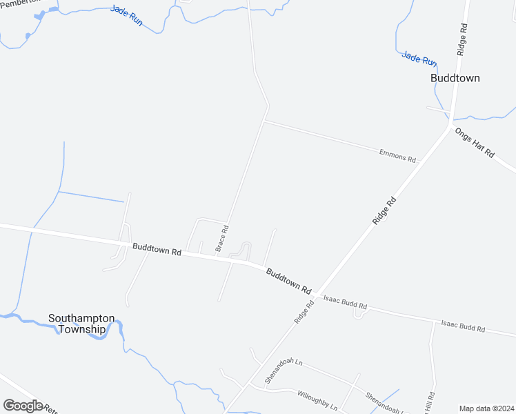 map of restaurants, bars, coffee shops, grocery stores, and more near 209 Buddtown Road in Southampton Township