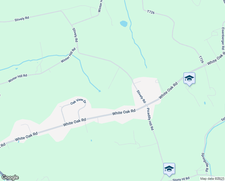 map of restaurants, bars, coffee shops, grocery stores, and more near 934 Stively Road in Strasburg