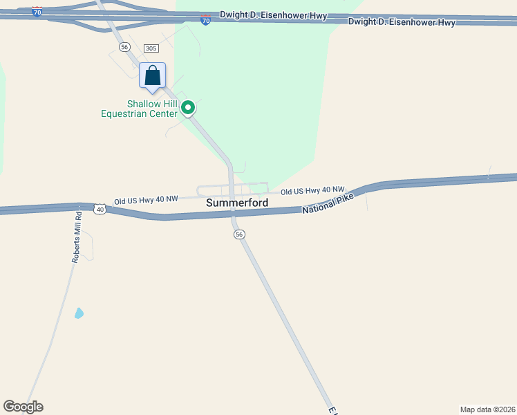 map of restaurants, bars, coffee shops, grocery stores, and more near 2657 Old US Highway 40 Northwest in London