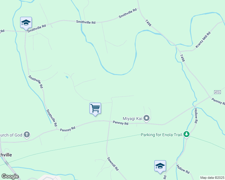 map of restaurants, bars, coffee shops, grocery stores, and more near 561 Sawmill Road in New Providence