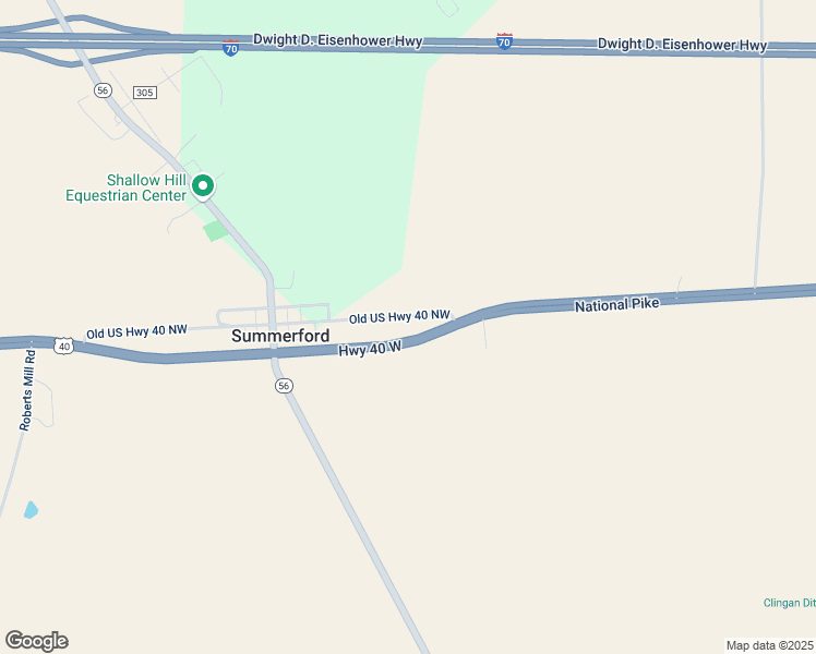 map of restaurants, bars, coffee shops, grocery stores, and more near 2485 Old US Highway 40 Northwest in London