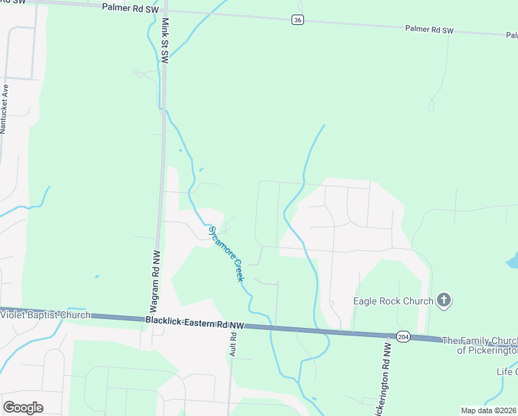 map of restaurants, bars, coffee shops, grocery stores, and more near 7305 Optimara Drive in Pickerington