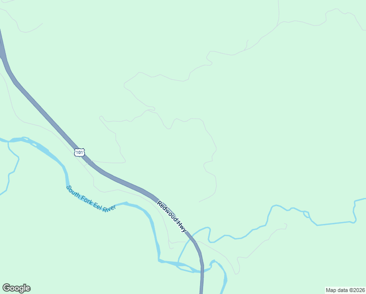 map of restaurants, bars, coffee shops, grocery stores, and more near 545 Bear Pen Road in Leggett