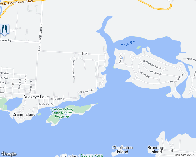 map of restaurants, bars, coffee shops, grocery stores, and more near 4395 Hunts Landing Road in Hebron