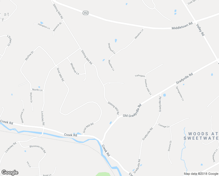map of restaurants, bars, coffee shops, grocery stores, and more near 1679 Slitting Mill Road in Glen Mills