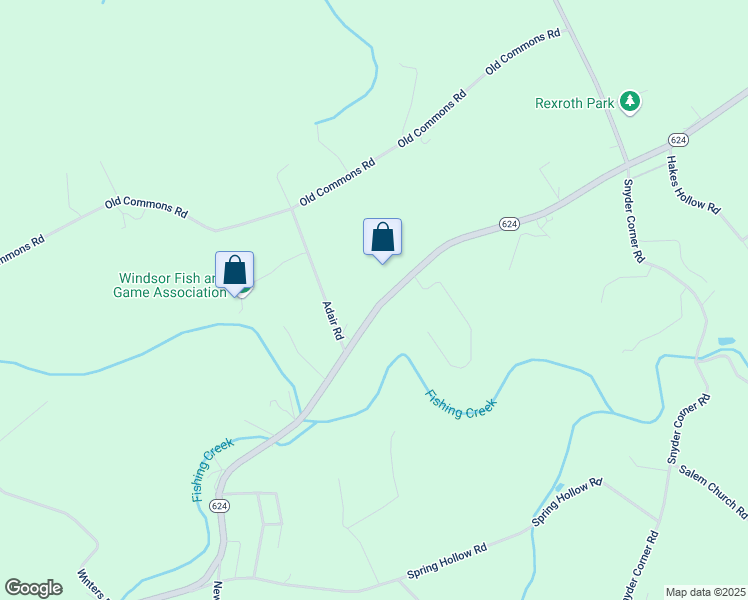 map of restaurants, bars, coffee shops, grocery stores, and more near 2211 Craley Rd in Windsor