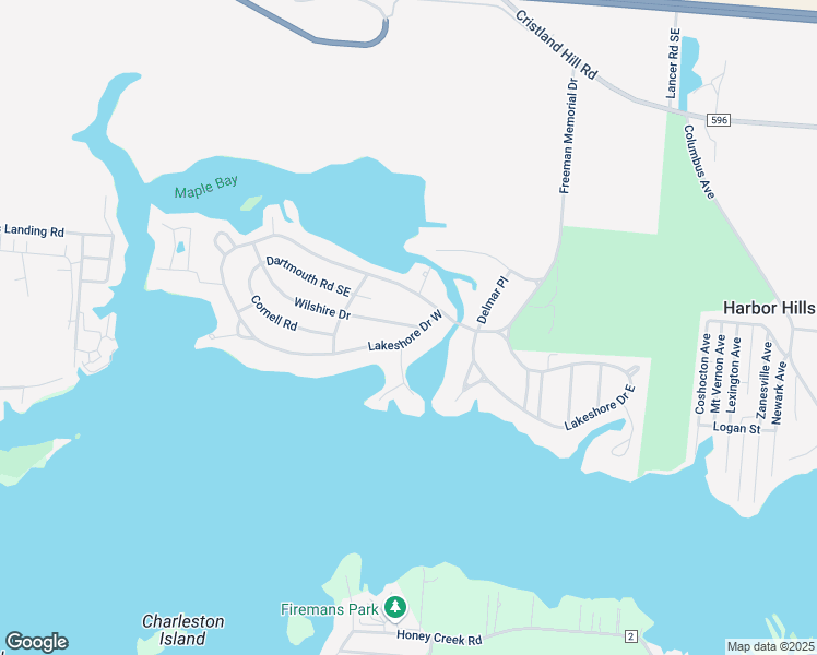 map of restaurants, bars, coffee shops, grocery stores, and more near 67 Lakeshore Drive West in Hebron