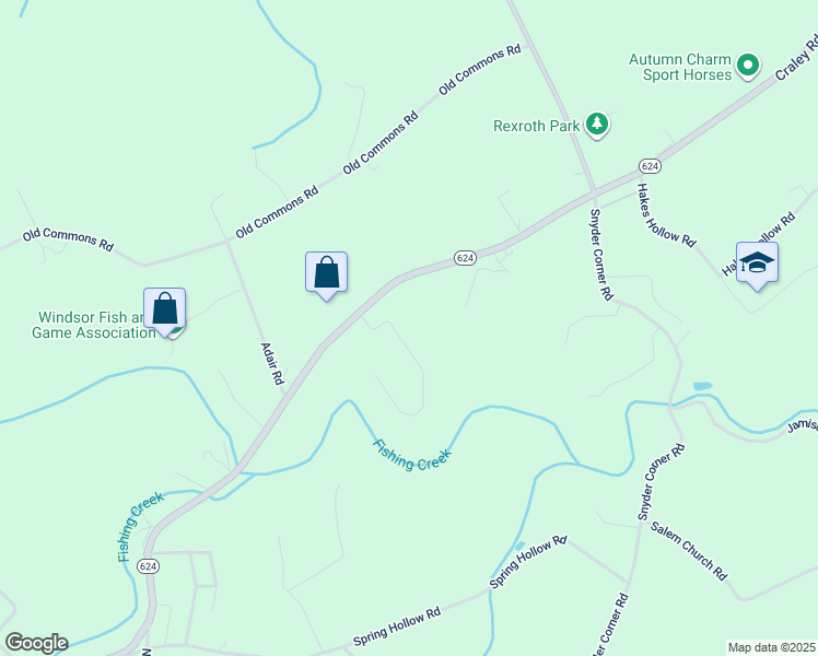 map of restaurants, bars, coffee shops, grocery stores, and more near 35 Massa Drive in Windsor