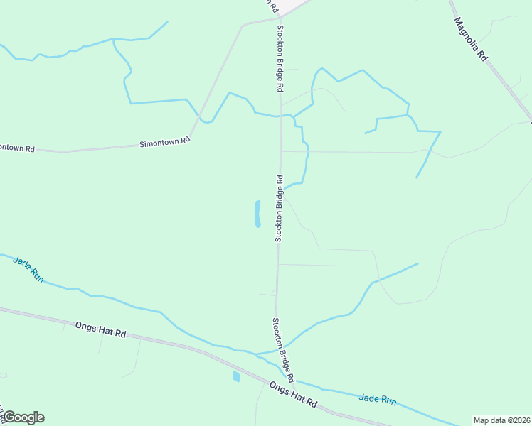 map of restaurants, bars, coffee shops, grocery stores, and more near 260 Stockton Bridge Road in Pemberton