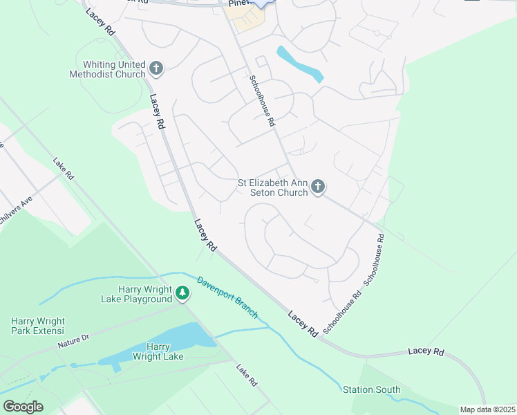 map of restaurants, bars, coffee shops, grocery stores, and more near 55 Clear Lake Road in Manchester Township