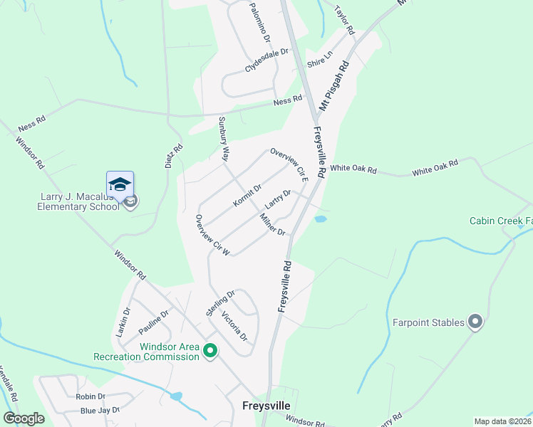 map of restaurants, bars, coffee shops, grocery stores, and more near 216 Lartry Drive in Red Lion