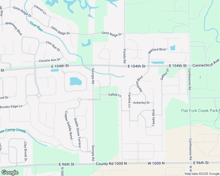 map of restaurants, bars, coffee shops, grocery stores, and more near 10258 Blue Ribbon Boulevard in Fishers