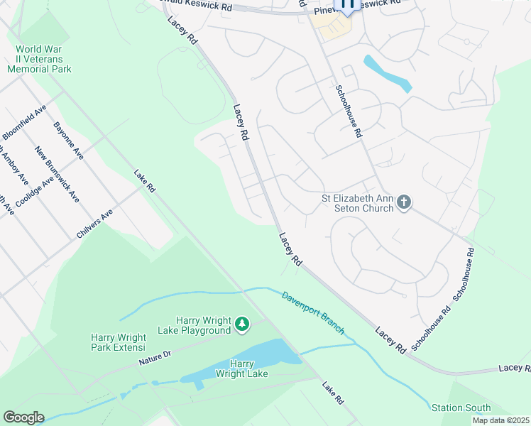 map of restaurants, bars, coffee shops, grocery stores, and more near 22 Morning Glory Lane in Manchester Township