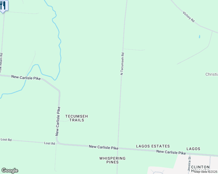 map of restaurants, bars, coffee shops, grocery stores, and more near 929 N Tecumseh Rd in Springfield