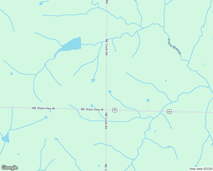 map of restaurants, bars, coffee shops, grocery stores, and more near Northeast Cook Road in Weatherby