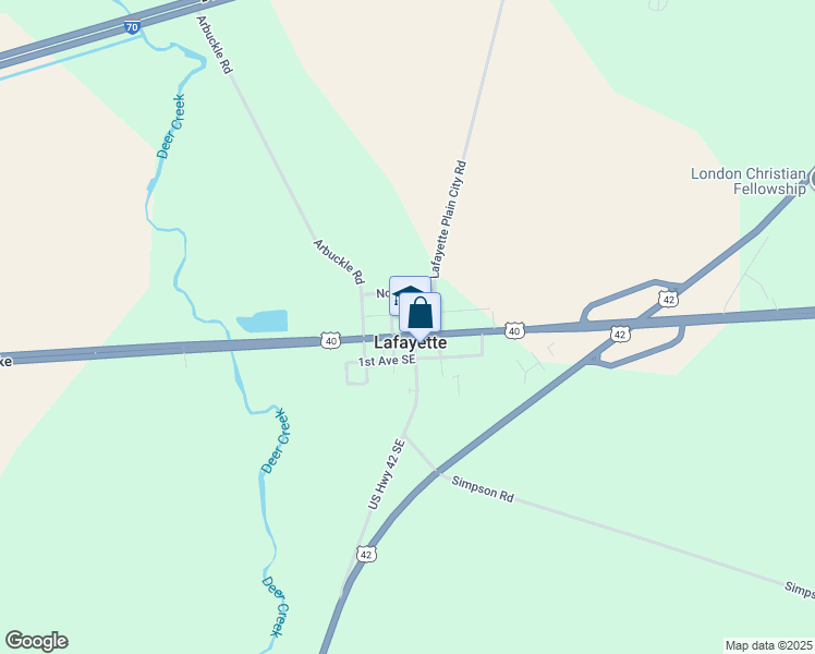 map of restaurants, bars, coffee shops, grocery stores, and more near 1700 Cumberland Street in London