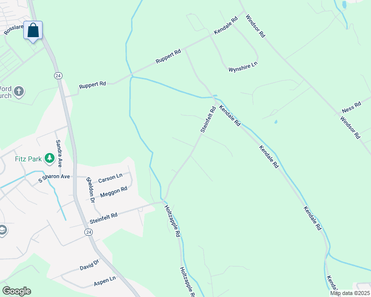 map of restaurants, bars, coffee shops, grocery stores, and more near 415 Steinfelt Road in Red Lion