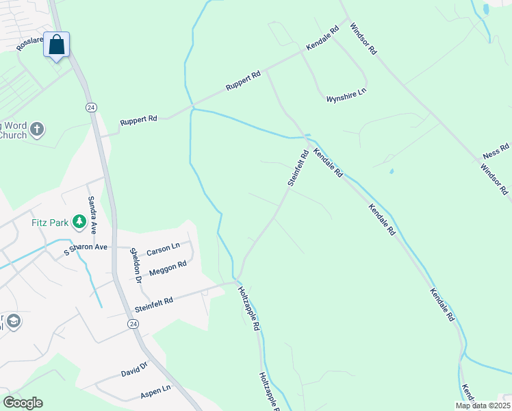 map of restaurants, bars, coffee shops, grocery stores, and more near 415 Steinfelt Road in Red Lion