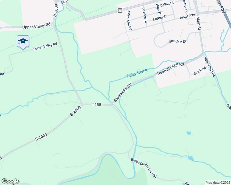 map of restaurants, bars, coffee shops, grocery stores, and more near 745 Steelville Mill Road in Atglen
