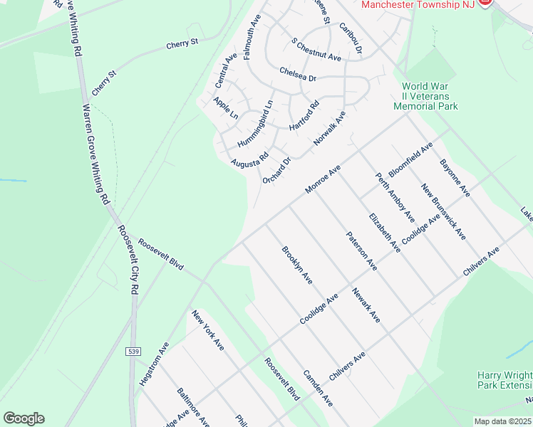 map of restaurants, bars, coffee shops, grocery stores, and more near 1051 Monroe Avenue in Manchester Township