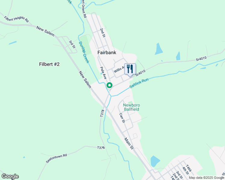 map of restaurants, bars, coffee shops, grocery stores, and more near 603 Fairbank Herbert Rd in Fairbank