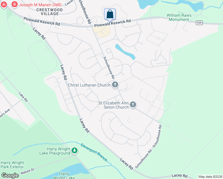 map of restaurants, bars, coffee shops, grocery stores, and more near 335 Gardenia Drive in Manchester Township
