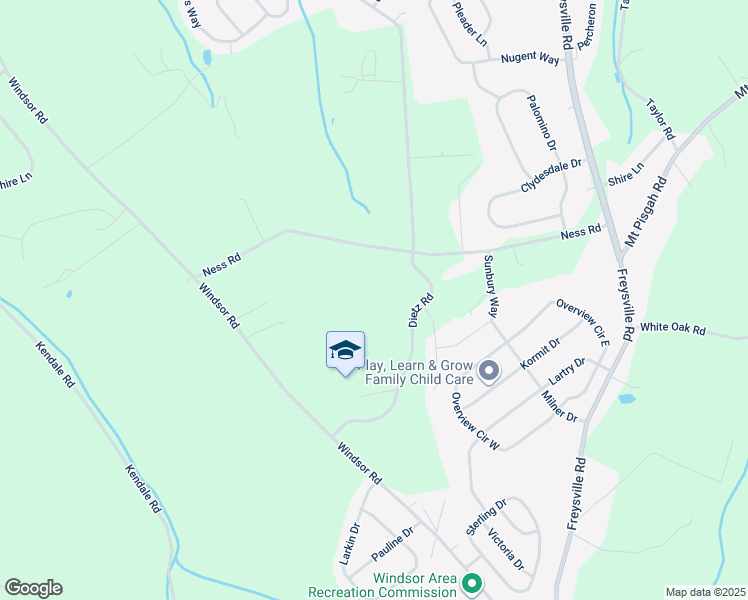 map of restaurants, bars, coffee shops, grocery stores, and more near 1100 Dietz Road in Red Lion