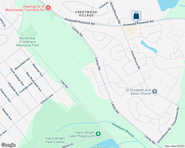 map of restaurants, bars, coffee shops, grocery stores, and more near 547 Petunia Lane North in Manchester Township