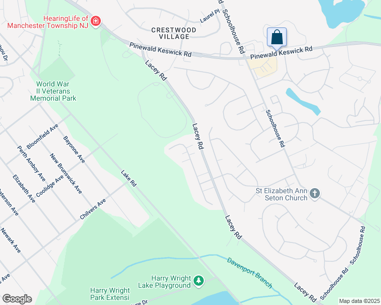 map of restaurants, bars, coffee shops, grocery stores, and more near 548 Petunia Lane North in Manchester Township