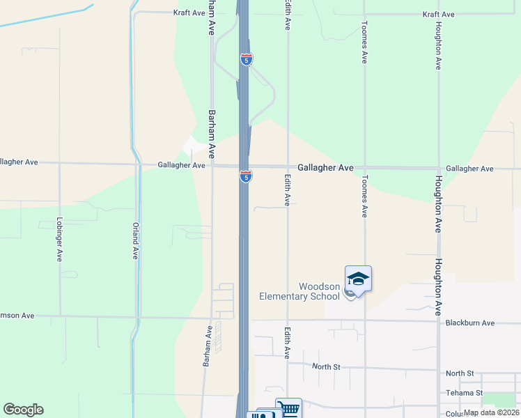 map of restaurants, bars, coffee shops, grocery stores, and more near 4909 Edith Avenue in Corning