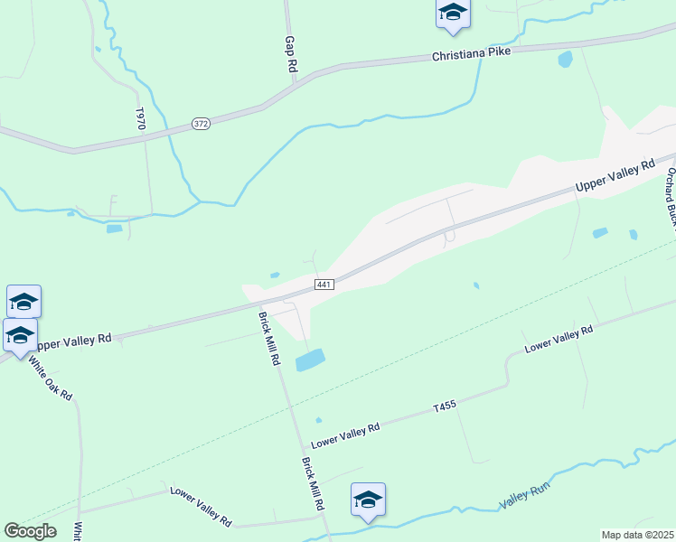 map of restaurants, bars, coffee shops, grocery stores, and more near 171 Upper Valley Road in Christiana
