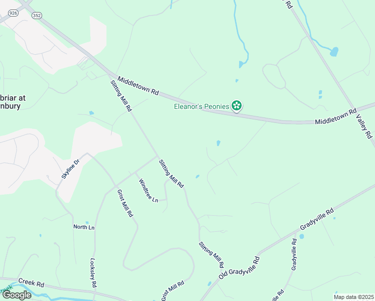 map of restaurants, bars, coffee shops, grocery stores, and more near 1585 Meadow Lane in Delaware County